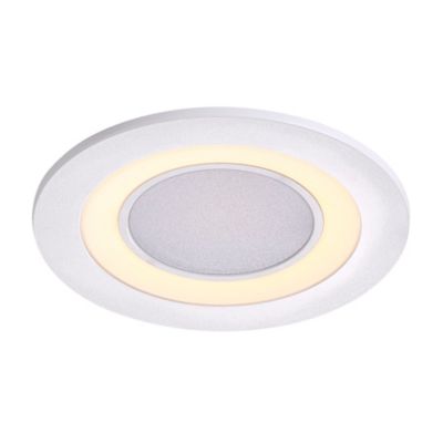 Spot encastrable LED intégrée Ø8cm 350lm IP20 blanc chaud Nordlux blanc