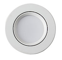 Spot encastrable LED intégrée Colours Danae IP20 blanc Ø8,5 cm