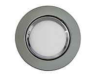 Spot encastrable LED intégrée Colours Danae IP20 chrome Ø8,5 cm