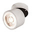 Spot encastrable LED intégrée Colours Menas IP20 blanc Ø8,5 cm