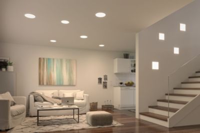 Spot encastrable LED IP44 17,5W blanc neutre 1950lm L.18,5 x l.18,5cm Paulmann, Veluna Varifit