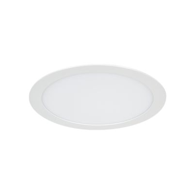 Spot encastrable Octave LED intégrée blanc neutre IP20 1300lm 14W Ø22,5xH.2,4cm blanc GoodHome