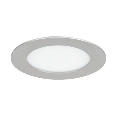 Spot encastrable Octave LED intégrée blanc neutre IP20 380lm 4,5W Ø12xH.2,4cm argent GoodHome