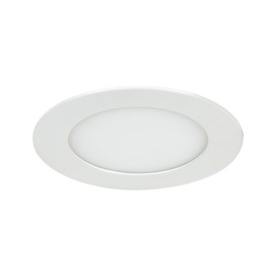 Spot encastrable Octave LED intégrée blanc neutre IP20 380lm 4,5W Ø12xH.2,4cm blanc GoodHome