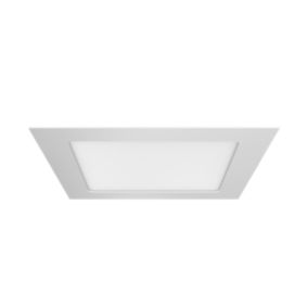 Spot encastrable Octave LED intégrée blanc neutre IP20 850lm 10W Ø17,2xH.2,1cm blanc GoodHome
