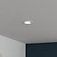 Spot encastrable Quimby LED intégrée blanc neutre IP20 dimmable 350lm 5.5W Ø8.5xH.5.2cm blanc GoodHome