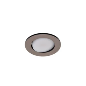Spot encastrable Quimby LED intégrée blanc neutre IP20 dimmable 350lm 5.5W Ø8.5xH.5.2cm chrome GoodHome