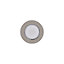 Spot encastrable Quimby LED intégrée blanc neutre IP20 dimmable 350lm 5.5W Ø8.5xH.5.2cm chrome GoodHome