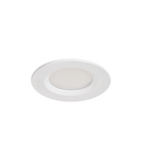 Spot encastrable Thorold LED intégrée variation de blancs IP20 450lm 7W Ø8.5xH.4,5cm blanc GoodHome