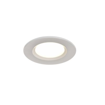 Spot encastrable Thorold LED intégrée variation de blancs IP20 450lm 7W Ø8.5xH.4,5cm blanc GoodHome