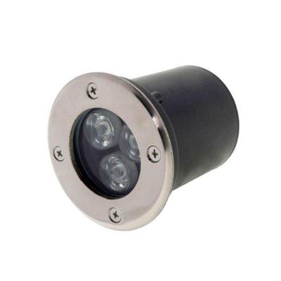 Spot Extérieur Encastrable LED IP65 220V Sol 3W 18degrés - Blanc Froid 6000K - 8000K - SILAMP