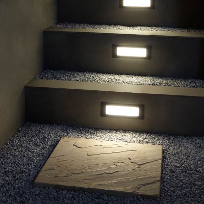 Spot extérieur encastrable LED intégrée 200lm 4.6W IP54 GoodHome Nehiart