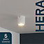 Spot Hera LED intégrée blanc chaud IP20 850lm 12W Ø8,5cm blanc GoodHome