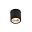 Spot Hera LED intégrée blanc chaud IP20 850lm 12W Ø8,5cm noir GoodHome