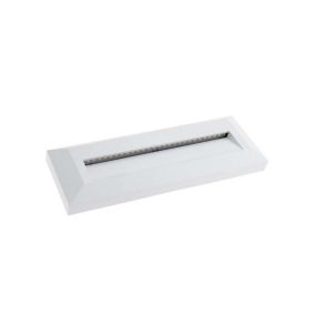 Spot LED 3W pour Escalier Rectangulaire Blanc AC 220-240V Blanc Chaud 3000K