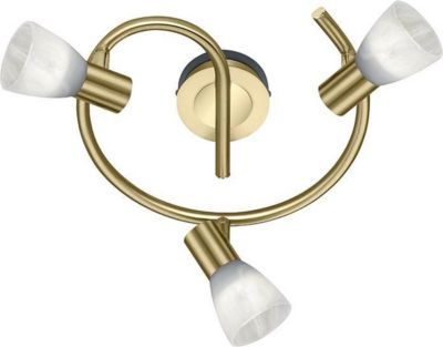Spot Led 3x4,9W E14 laiton mat diamètre 30cm 3000K - Trio - Levisto