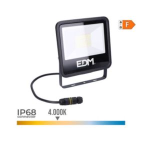 Spot LED 50W 4000lm 4000K Lumière du Jour - EDM Blackseries