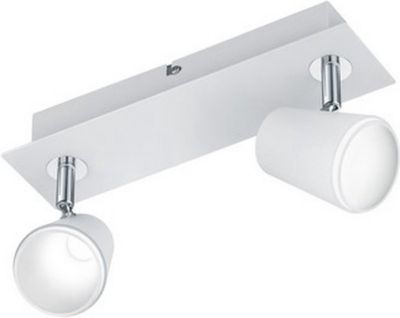 Spot LED 6,5W 2x 600lm 3000K, blanc mat - Trio - Narcos