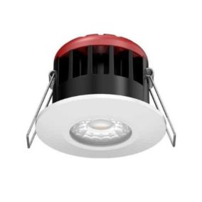 Spot LED Anti-Feu Encastrable 10W IP65 Rond Blanc - Température de couleur variable - SILAMP