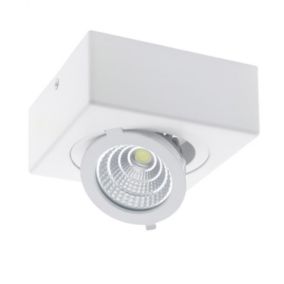 Spot LED en saillie 12W COB 120mm orientable - Blanc Froid 6000K - 8000K - SILAMP