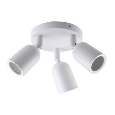 Spot LED en saillie Triple Orientable BLANC pour ampoule GU10 - SILAMP