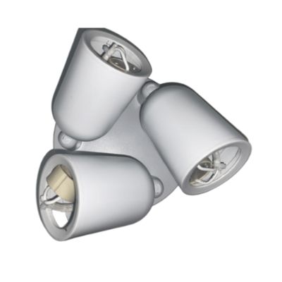 Spot LED en saillie Triple Orientable BLANC pour ampoule GU10 - SILAMP