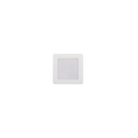 Spot LED Encastrable 12W 1250lm étanche IP44 Carré 120 145mmX145mm - Blanc Naturel 4000K