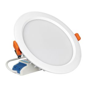 Spot LED Encastrable 15W 1200lm 120 étanche IP54 190mm Blanc - RGB+CCT 069