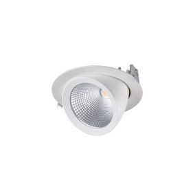 Spot LED Encastrable 23W 2510lm IP20 Blanc 190mm - Blanc Naturel 4000K