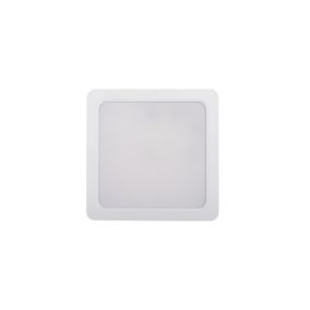 Spot LED Encastrable 24W 2600lm étanche IP44 Carré 120 225mmX225mm - Blanc Naturel 4000K