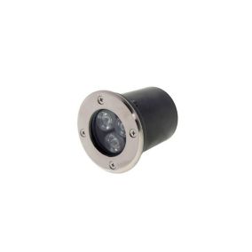 Spot LED Encastrable 3W 240lm 100mm 18 étanche IP65 - Blanc Chaud 2700K