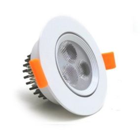 Spot LED Encastrable 3W 80degrés Orientable - Blanc Chaud 2300K - 3500K - SILAMP