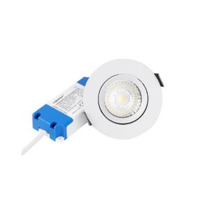 Spot LED Encastrable 6W 600lm 120 118mm Zigbee 3.0 - Blanc CCT (2700K-6500K) DW2-06A-ZB