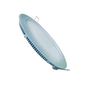 Spot LED encastrable extra plat 18W Gris - Blanc Chaud 3000K