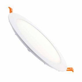 Spot LED encastrable extra plat 24W Blanc - Blanc Chaud 3000K