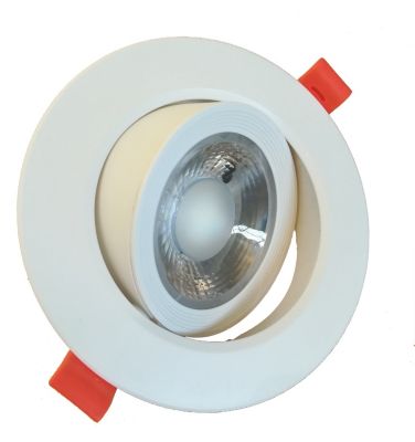 Spot Led Encastrable L anneau Clane Orientable ESCARGOT 10W 6000k Rond