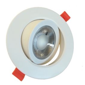 Spot Led Encastrable L anneau Clane Orientable ESCARGOT 15W 3000k Rond