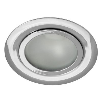 Spot LED encastrable meuble - Chrome - Acier - 73mm - G4 - Kanlux