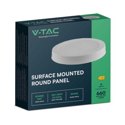 Spot LED Encastrable Rond - 6W - 3000K Blanc Chaud - 121mm - IP20
