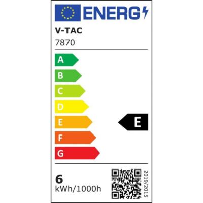Spot LED Encastrable Rond - 6W - 3000K Blanc Chaud - 121mm - IP20
