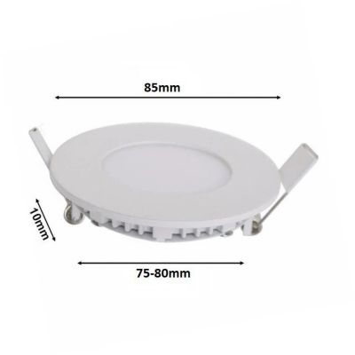 Spot LED Encastrable Rond BLANC 3W CCT - 3000K/4000K/6500K - SILAMP