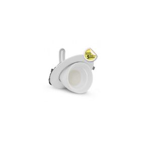 Spot LED Escargot Orientable 38W 3725/4115/3720lm 90 195mmx135mm - Blanc chaud à Blanc du jour CCT 3000K/4000K/5700K