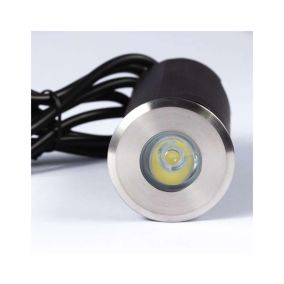 Spot LED extérieur à enterrer 1,5W (20W) 12V - Blanc Chaud 3000K