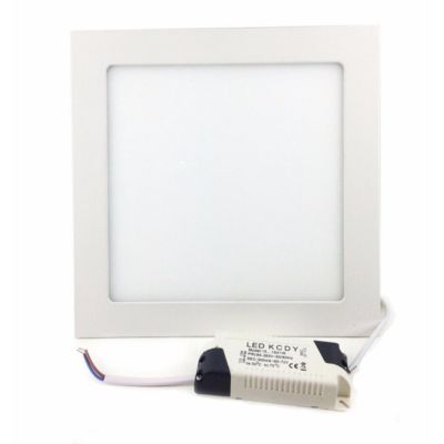 Spot LED Extra Plat Carré BLANC 18W - Blanc Chaud 2300K - 3500K - SILAMP