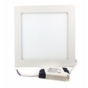 Spot LED Extra Plat Carré BLANC 18W - Blanc Neutre 4000K - 5500K - SILAMP