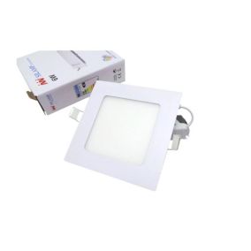 Spot LED Extra Plat Carré BLANC 6W - Blanc Froid 6000K - 8000K - SILAMP