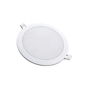 Spot LED Extra Plat Rond BLANC 12W 115mm - Blanc Chaud 2300K - 3500K - SILAMP