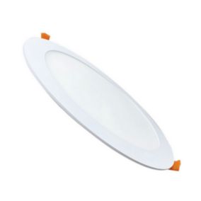 Spot LED Extra Plat Rond BLANC 24W 225mm - Blanc Chaud 2300K - 3500K - SILAMP