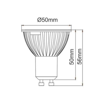 Spot Led Gu10 6W 120 Uniform-Line 3000K