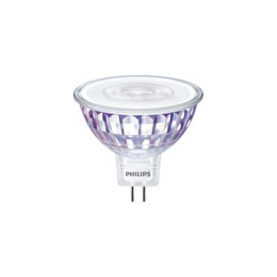 Spot LED GU5.3 621lm 7W IP20 blanc chaud Philips